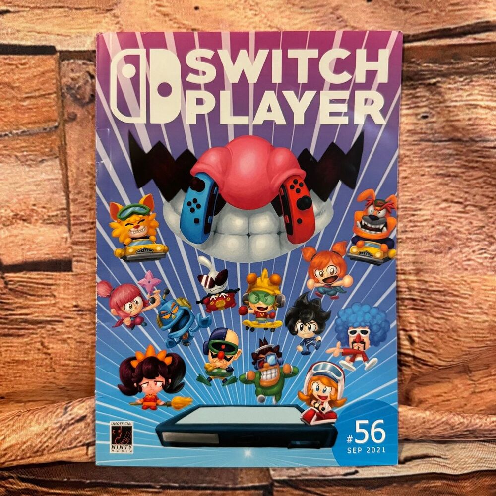 SWITCH PLAYER Magazine SEP 2021 #56 Nintendo Gaming Ninty Media
